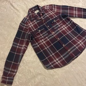Women’s Flannel Button-Down Shirt